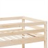 Litera de madera maciza de pino 80x200