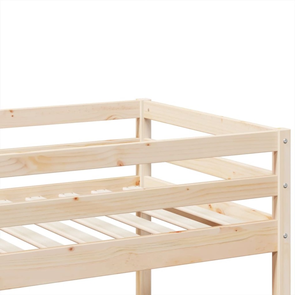 Litera de madera maciza de pino 80x200