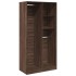 Armario madera contrachapada color roble marrón 100x50x200