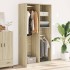 Armario madera contrachapada color roble Sonoma 100x50x200