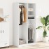 Armario de madera contrachapada blanco 100x50x200