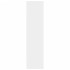 Armario de madera contrachapada blanco 100x50x200