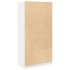 Armario de madera contrachapada blanco 100x50x200