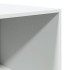 Armario de madera contrachapada blanco 100x50x200