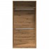 Armario de madera de ingeniería roble artesanal 100x50x200