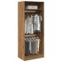 Armario de madera de ingeniería roble artesanal 80x50x200