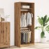 Armario de madera de ingeniería roble artesanal 80x50x200
