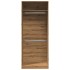 Armario de madera de ingeniería roble artesanal 80x50x200