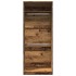 Armario de madera de ingeniería madera envejecida 80x50x200
