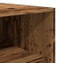 Armario de madera de ingeniería madera envejecida 80x50x200