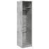 Armario de madera contrachapada gris hormigón 50x50x200