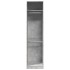 Armario de madera contrachapada gris hormigón 50x50x200
