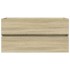 Set de mueble de baño 2 piezas cerámica y madera de
