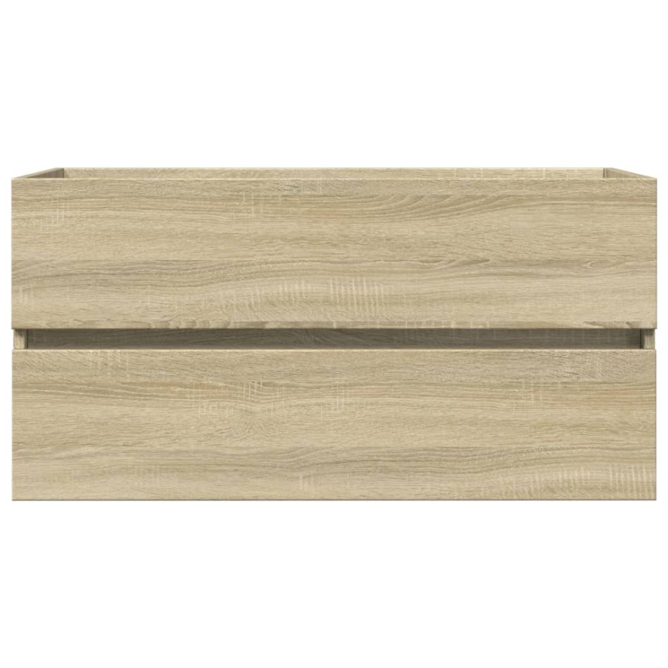 Set de mueble de baño 2 piezas cerámica y madera de