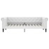 Sofá con cama nido cuero sintético blanco 90x200