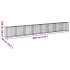 Cesta de gaviones con cubierta hierro galvanizado 800x50x100