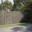 Cesta de gaviones con cubierta hierro galvanizado 300x50x150 cm
