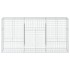 Cesta de gaviones con cubierta hierro galvanizado 300x50x150