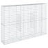 Cesta de gaviones con cubierta hierro galvanizado 300x50x200