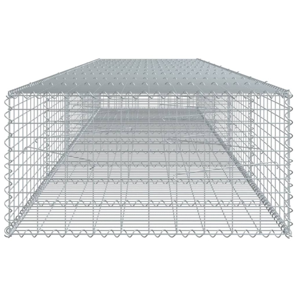 Cesta de gaviones con cubierta hierro galvanizado 500x100x50