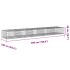 Cesta de gaviones con cubierta hierro galvanizado 500x100x50