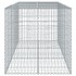 Cesta de gaviones con cubierta hierro galvanizado