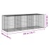 Cesta de gaviones con cubierta hierro galvanizado