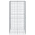 Cesta gaviones con cubierta hierro galvanizado 100x100x200