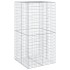 Cesta gaviones con cubierta hierro galvanizado 100x100x200