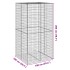Cesta gaviones con cubierta hierro galvanizado 100x100x200