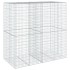 Cesta de gaviones con cubierta hierro galvanizado