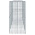 Cesta de gaviones con cubierta hierro galvanizado