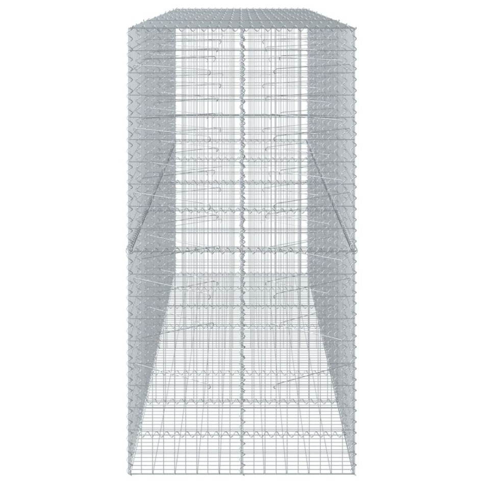 Cesta de gaviones con cubierta hierro galvanizado