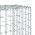 Cesta de gaviones con cubierta hierro galvanizado