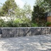 Cesta de gaviones con cubierta hierro galvanizado 300x100x50 cm