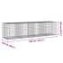 Cesta de gaviones con cubierta hierro galvanizado