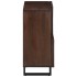 Aparador de madera maciza de mango marrón 80x34x75