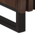 Aparador de madera maciza de mango marrón 80x34x75