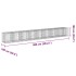Cesta gaviones con cubierta hierro galvanizado 900x100x100