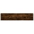 Mueble de TV de pared con LED roble ahumado 180x31x38