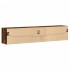 Mueble de TV de pared con LED roble ahumado 180x31x38