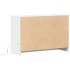 Mueble de TV con LED madera de ingeniería blanco 91x34x61