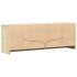 Mueble de TV LED madera ingeniería roble Sonoma 139,5x34x50