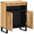 Aparador de madera maciza de mango rugosa 60x34x75