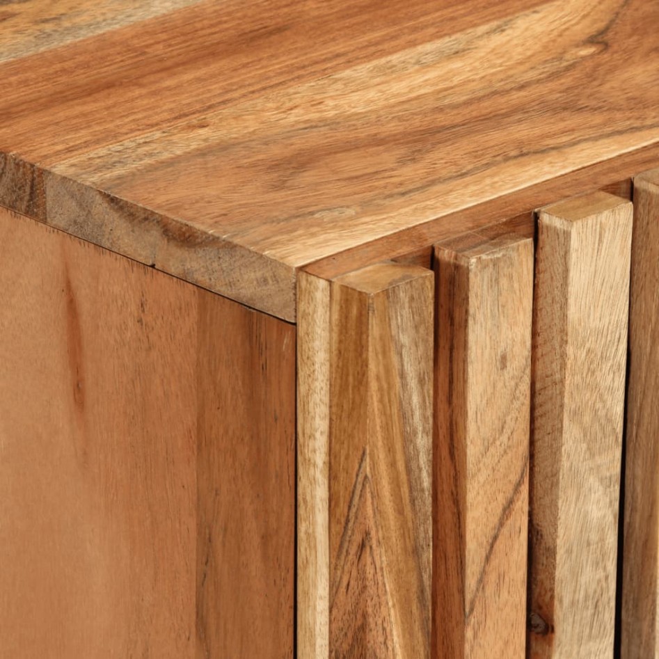 Aparador de madera maciza acacia 60x34x75