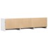 Mueble de TV con LED madera de ingeniería blanco 165x34x40