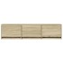 Mueble de TV LED madera de ingeniería roble Sonoma 165x34x40