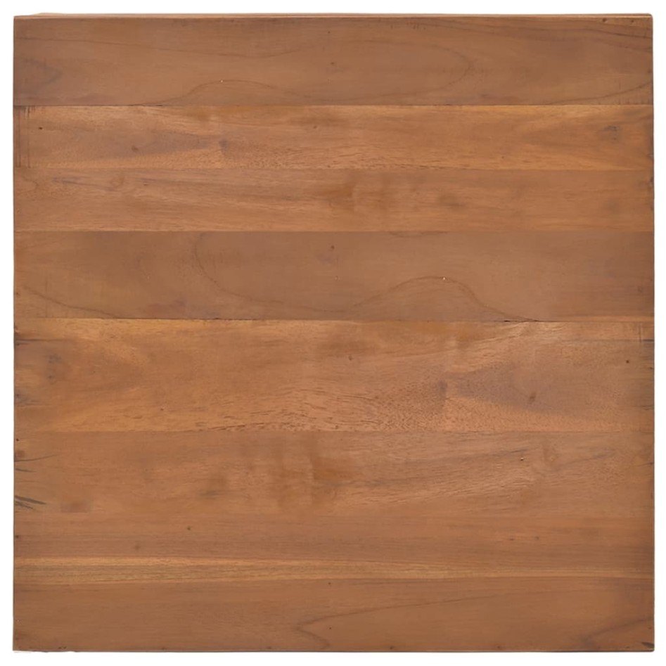 Mesa de centro madera maciza de teca 65x65x33