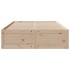 Cama con cajones sin colchón madera maciza de pino 150x200