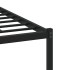 Estructura cama con cabecero sin colchón marrón roble